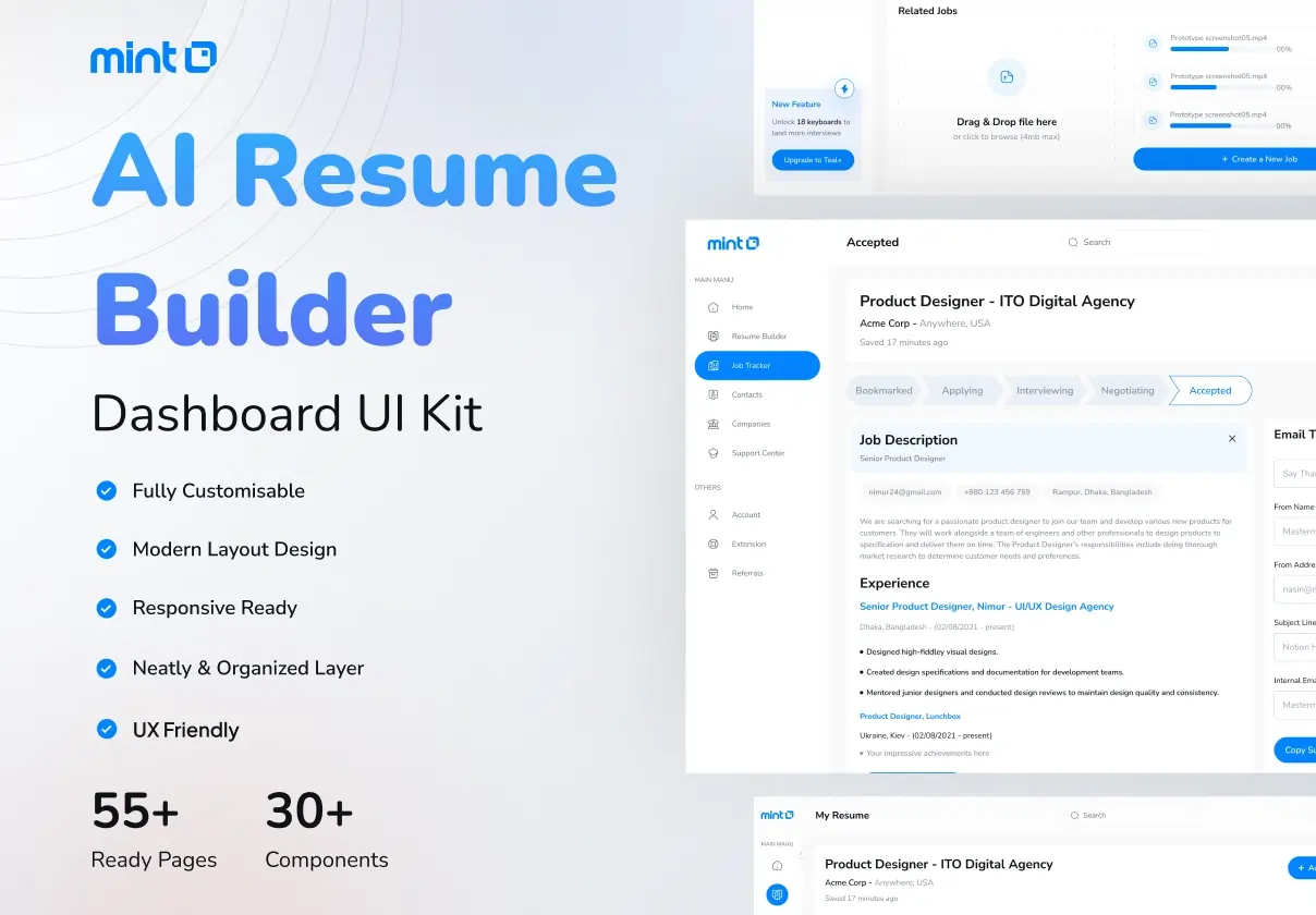 Resume Builder App project screenshot